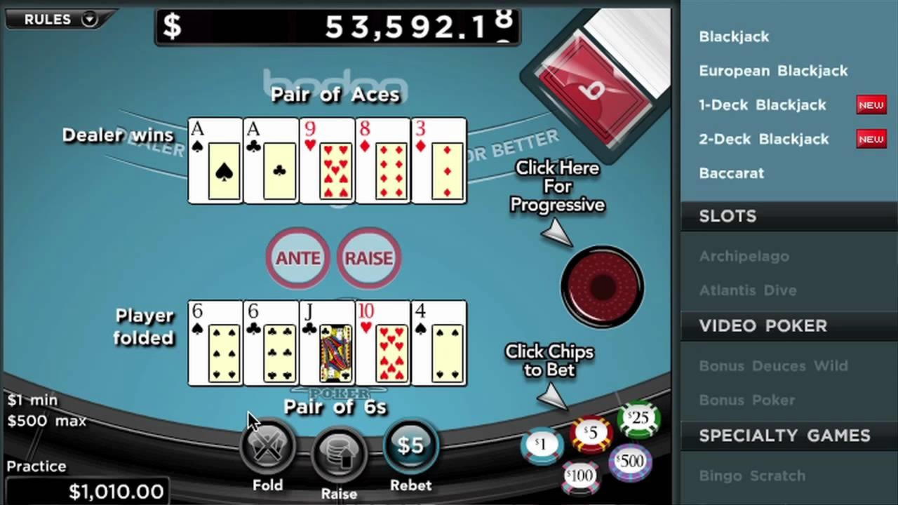 $375 FREE Casino Chip at BoVegas Casino