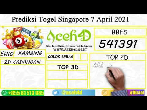 Prediksi Togel Singapore 7 년 2021 월 Xnumx 일