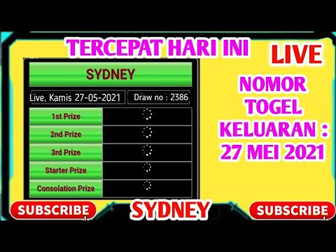 Keluaran Nomor Togel Sidney Hari Ini