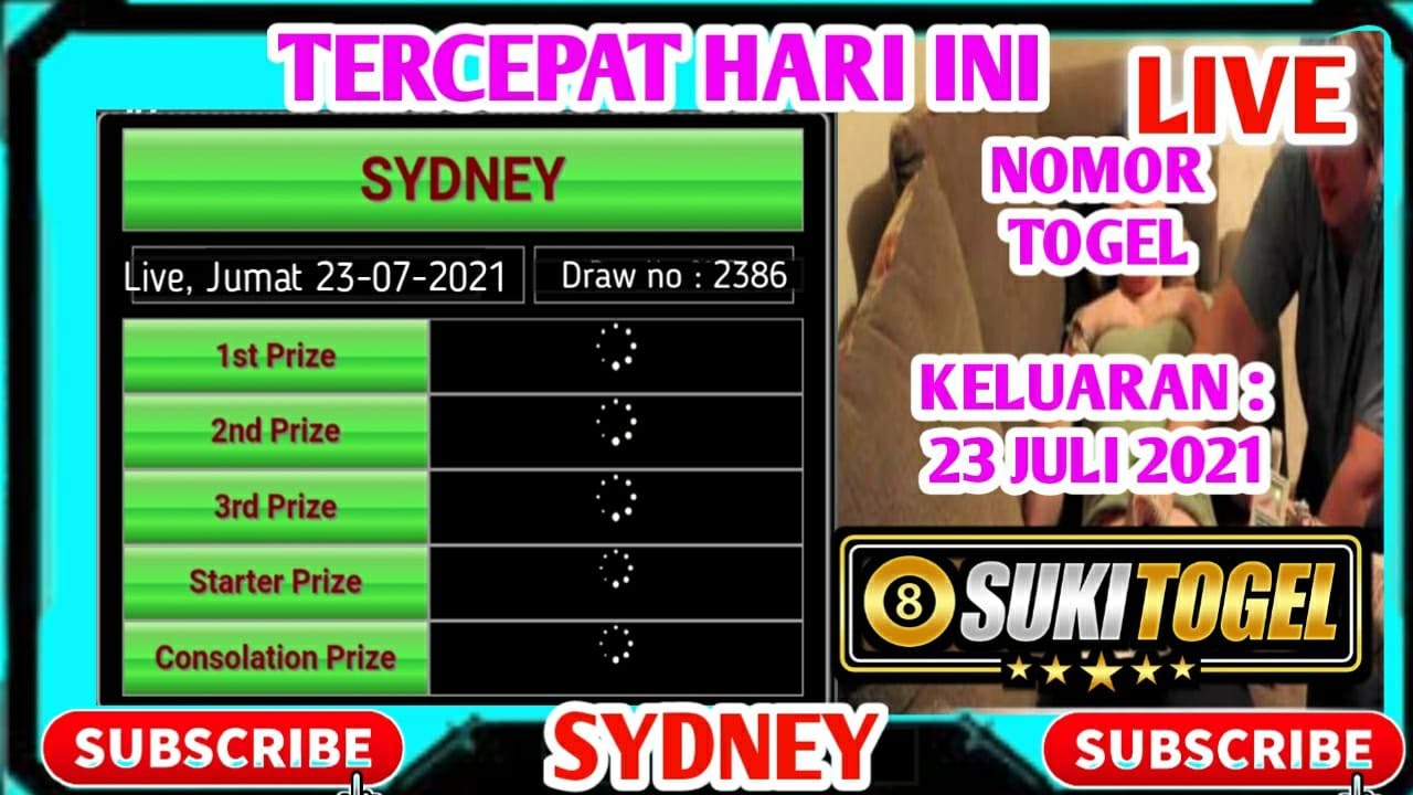 Live Draw Sdy 23 Juli 2021 | Live Draw Sydney Sekarang